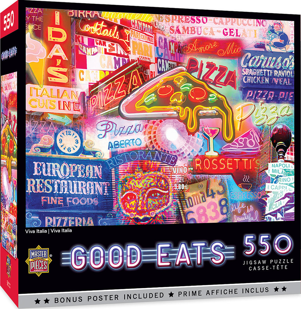 Puzzle Masterpieces:  550 Piece Good Eats - Viva Italia