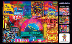 Puzzle Masterpieces:  550 Piece Good Eats - Late Night Grub