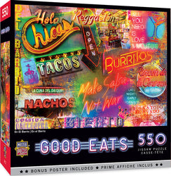 Puzzle Masterpieces:  550 Piece Good Eats - En el Barrio