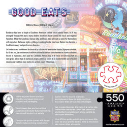 Puzzle Masterpieces:  550 Piece Good Eats - BBQ & Blues
