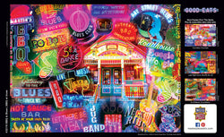 Puzzle Masterpieces:  550 Piece Good Eats - BBQ & Blues