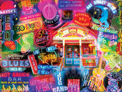 Puzzle Masterpieces:  550 Piece Good Eats - BBQ & Blues