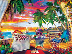 Puzzle Masterpieces:  550 Piece Paradise Beach - Paradise Breeze