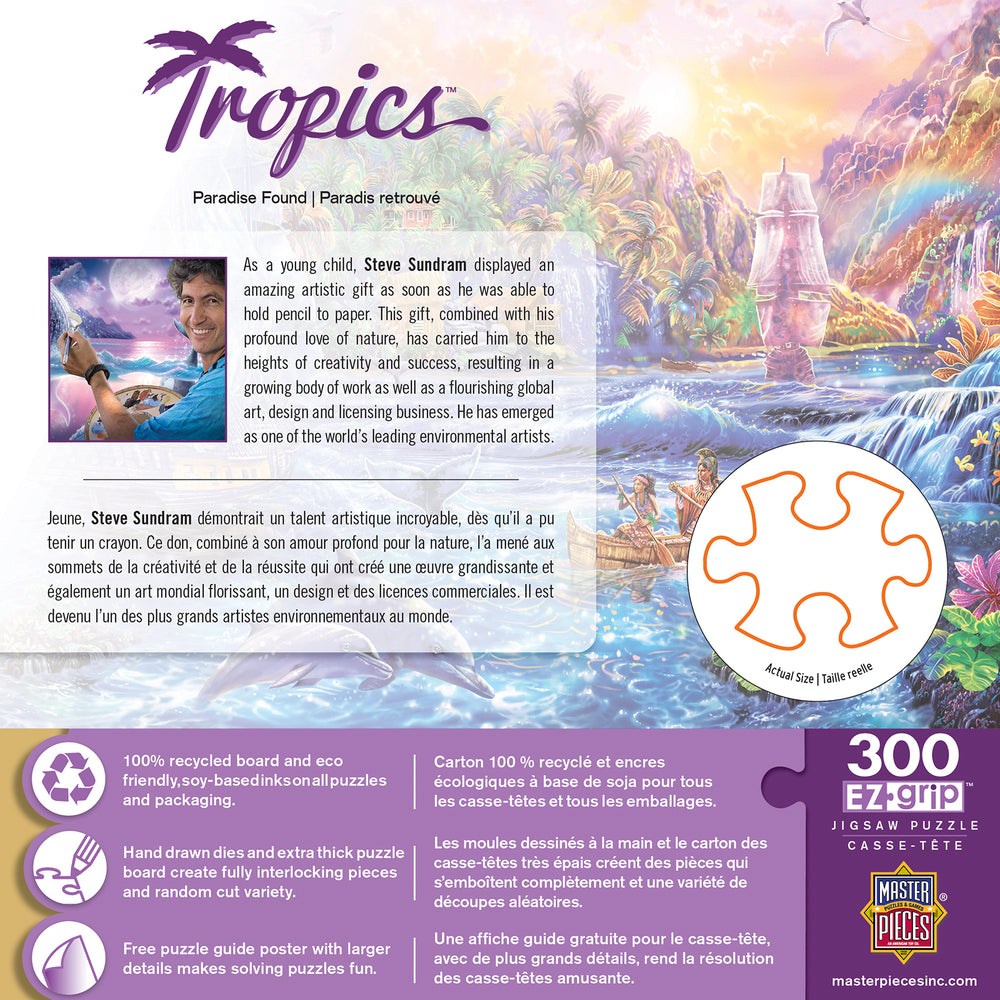 Puzzle Masterpieces:  300 piece EzGrip Tropics - Paradise Found
