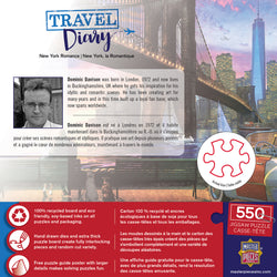 Puzzle Masterpieces:  550 Piece Travel Diary - New York Romance