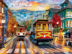 Puzzle Masterpieces:  550 Piece Travel Diary - San Francisco Rise