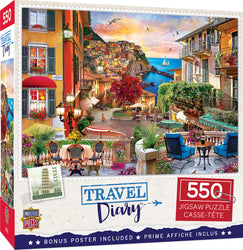 Puzzle Masterpieces:  550 Piece Travel Diary - Italian Afternoon