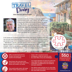 Puzzle Masterpieces:  550 Piece Travel Diary - Italian Afternoon