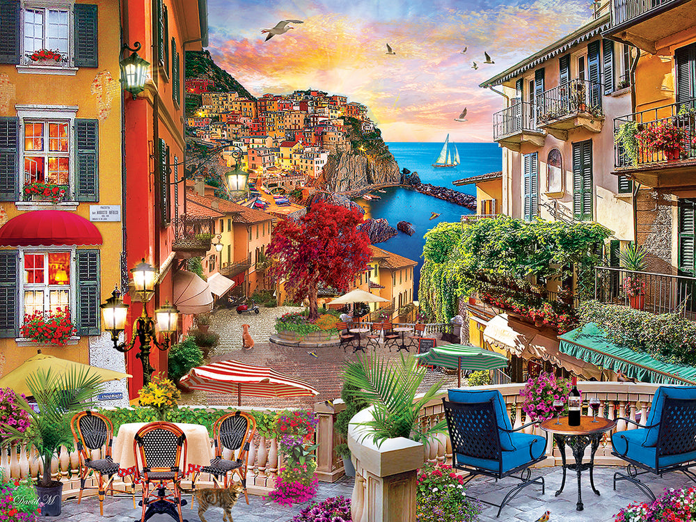 Puzzle Masterpieces:  550 Piece Travel Diary - Italian Afternoon