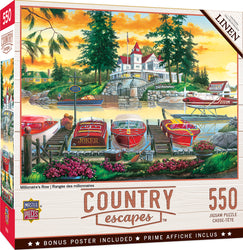 Puzzle Masterpieces:  550 Piece Country Escapes - Millionaire's Row