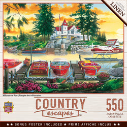 Puzzle Masterpieces:  550 Piece Country Escapes - Millionaire's Row