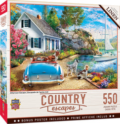 Puzzle Masterpieces:  550 Piece Country Escapes - Afternoon Escape