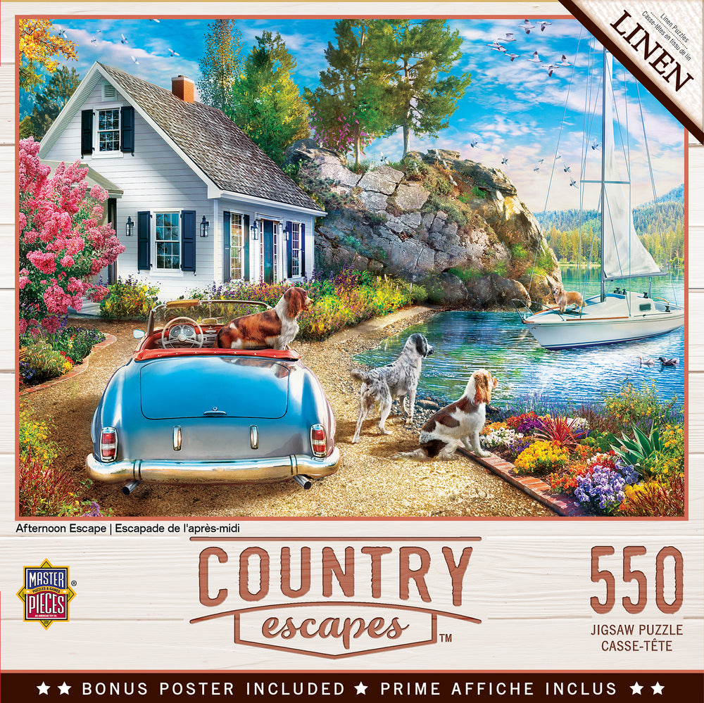 Puzzle Masterpieces:  550 Piece Country Escapes - Afternoon Escape