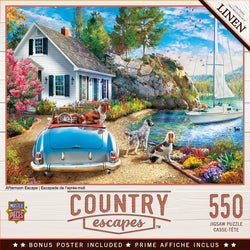 Puzzle Masterpieces:  550 Piece Country Escapes - Afternoon Escape