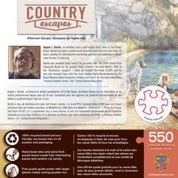 Puzzle Masterpieces:  550 Piece Country Escapes - Afternoon Escape