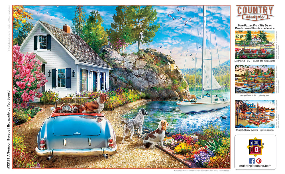 Puzzle Masterpieces:  550 Piece Country Escapes - Afternoon Escape
