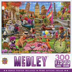 Puzzle Masterpieces:  300 piece EzGrip Medley - Dog Gone Days