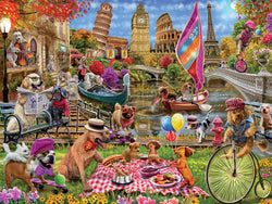 Puzzle Masterpieces:  300 piece EzGrip Medley - Dog Gone Days