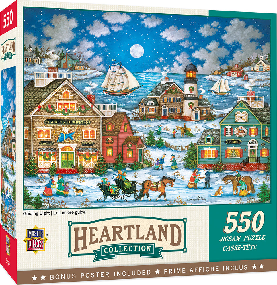 Puzzle Masterpieces:  550 Piece Heartland Collection - Guiding Light