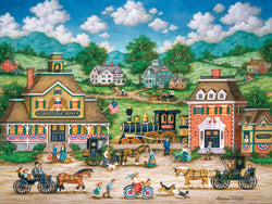Puzzle Masterpieces:  550 Piece Heartland Collection - Libertyville Depot