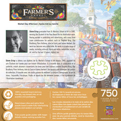 Puzzle Masterpieces:  750 Piece Farmer's Market - Market Day Afternoon