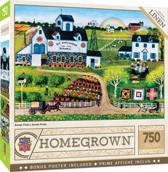 Puzzle Masterpieces:  750 Piece Homegrown - Amish Frolic
