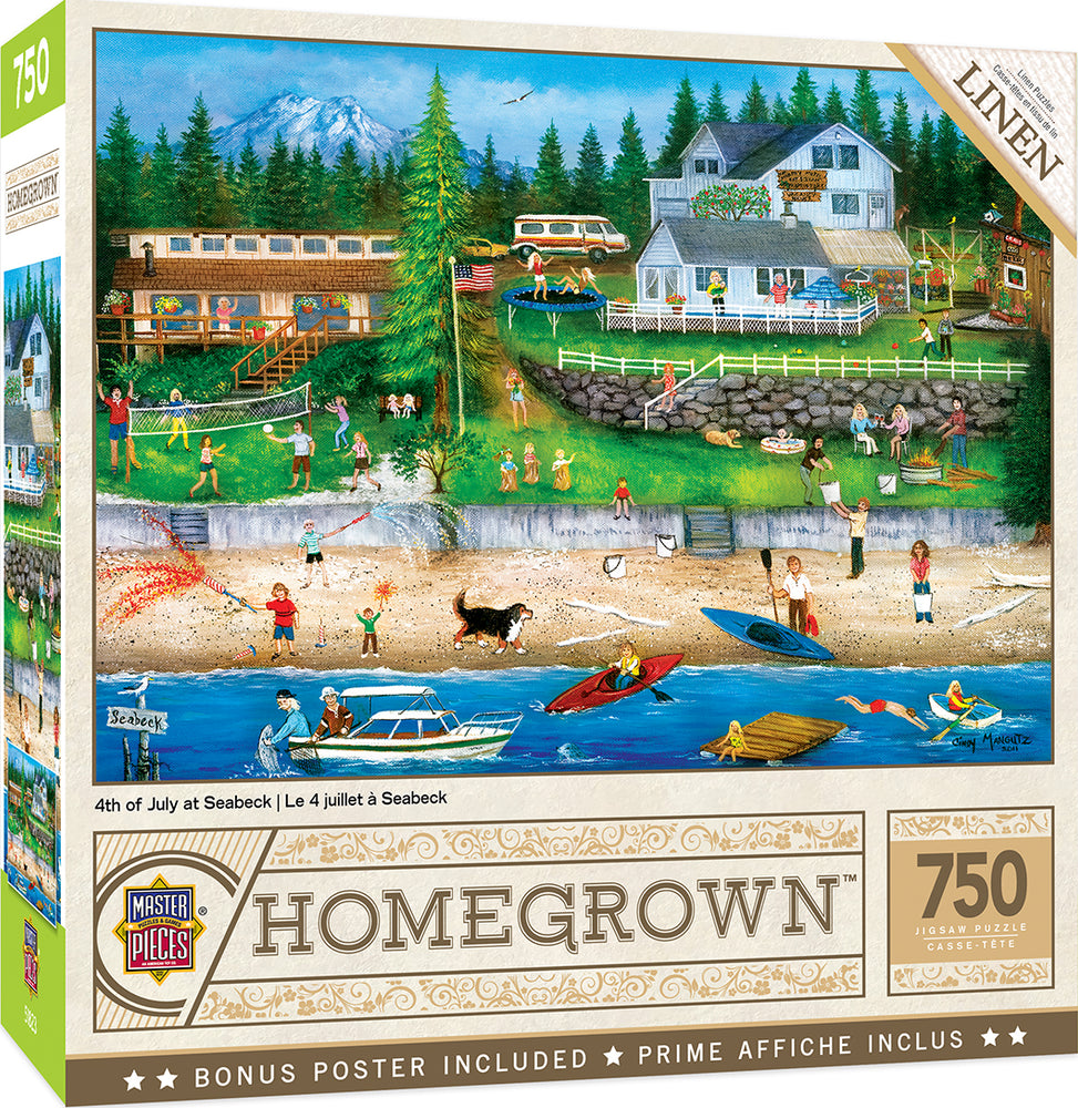 Puzzle Masterpieces:  750 Piece Homegrown - 4th of July at Seabeck