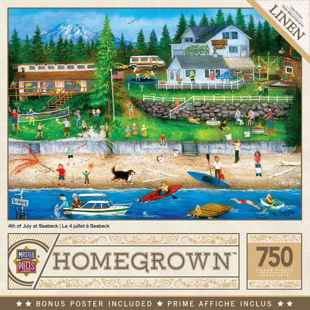 Puzzle Masterpieces:  750 Piece Homegrown - 4th of July at Seabeck