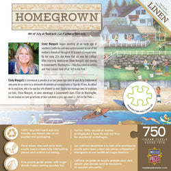 Puzzle Masterpieces:  750 Piece Homegrown - 4th of July at Seabeck