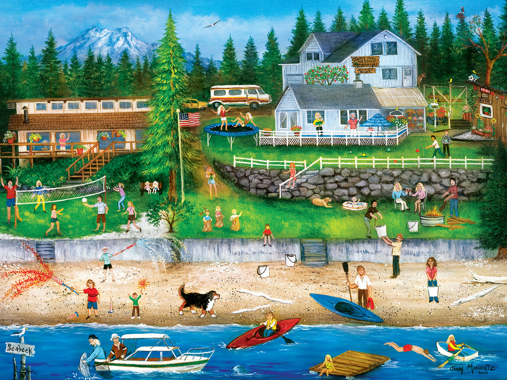 Puzzle Masterpieces:  750 Piece Homegrown - 4th of July at Seabeck