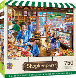 Puzzle Masterpieces:  750 Piece Shopkeepers - Cakes & Treats