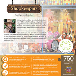 Puzzle Masterpieces:  750 Piece Shopkeepers - Play It Again Sam