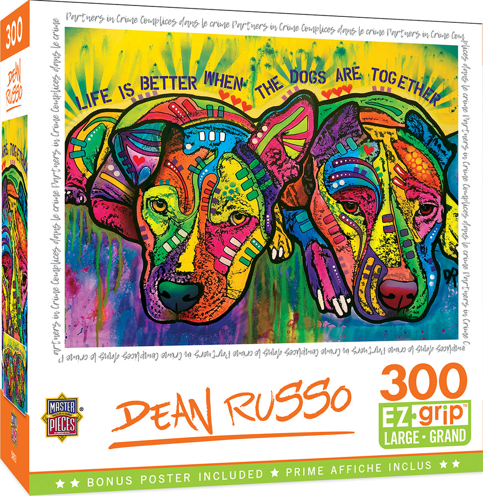 Puzzle Masterpieces:  300 piece EzGrip Dean Russo - Partners in Crime