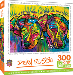 Puzzle Masterpieces:  300 piece EzGrip Dean Russo - Partners in Crime