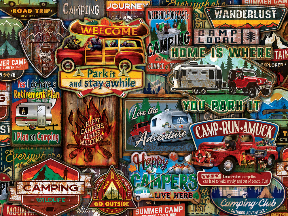 Puzzle Masterpieces:  550 Piece Greetings From - The Lake