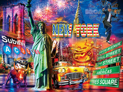 Puzzle Masterpieces:  550 Piece Greetings From - New York City