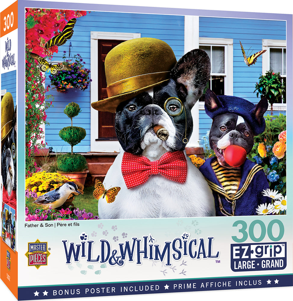 Puzzle Masterpieces:  300 piece EzGrip Wild & Whimsical - Father & Son