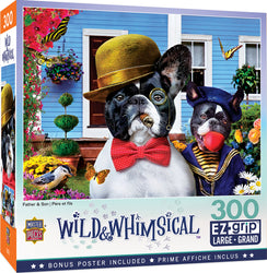 Puzzle Masterpieces:  300 piece EzGrip Wild & Whimsical - Father & Son