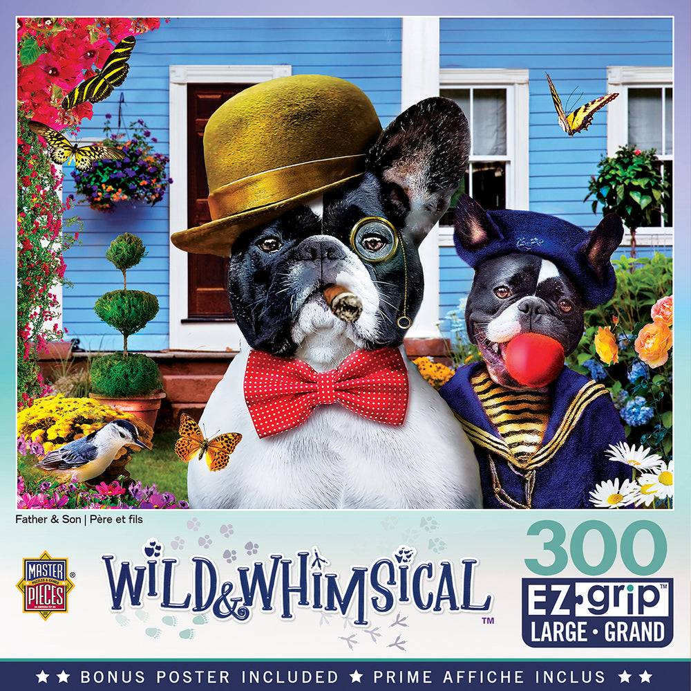 Puzzle Masterpieces:  300 piece EzGrip Wild & Whimsical - Father & Son