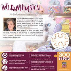 Puzzle Masterpieces:  300 piece EzGrip Wild & Whimsical - Kitten Cake Shop