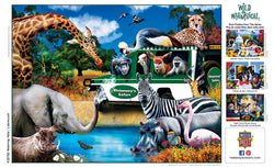 Puzzle Masterpieces:  300 piece EzGrip Wild & Whimsical - Watering Hole