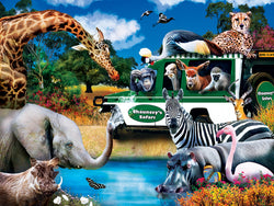 Puzzle Masterpieces:  300 piece EzGrip Wild & Whimsical - Watering Hole