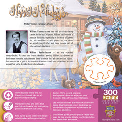 Puzzle Masterpieces:  300 Piece EzGrip Holiday - Winter Visitors