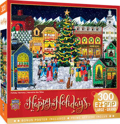 Puzzle Masterpieces:  300 Piece EzGrip Holiday - Holiday Harmony