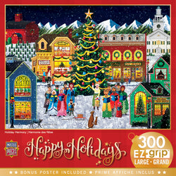 Puzzle Masterpieces:  300 Piece EzGrip Holiday - Holiday Harmony