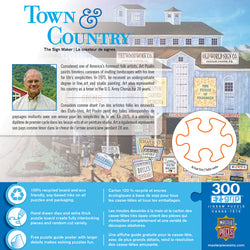 Puzzle Masterpieces:  300 piece EzGrip Town & Country - The Sign Maker