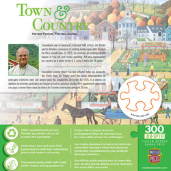 Puzzle Masterpieces:  300 piece EzGrip Town & Country - Harvest Festival