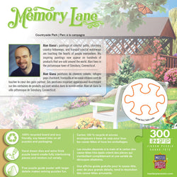 Puzzle Masterpieces:  300 piece EzGrip Memory Lane - Countryside Park