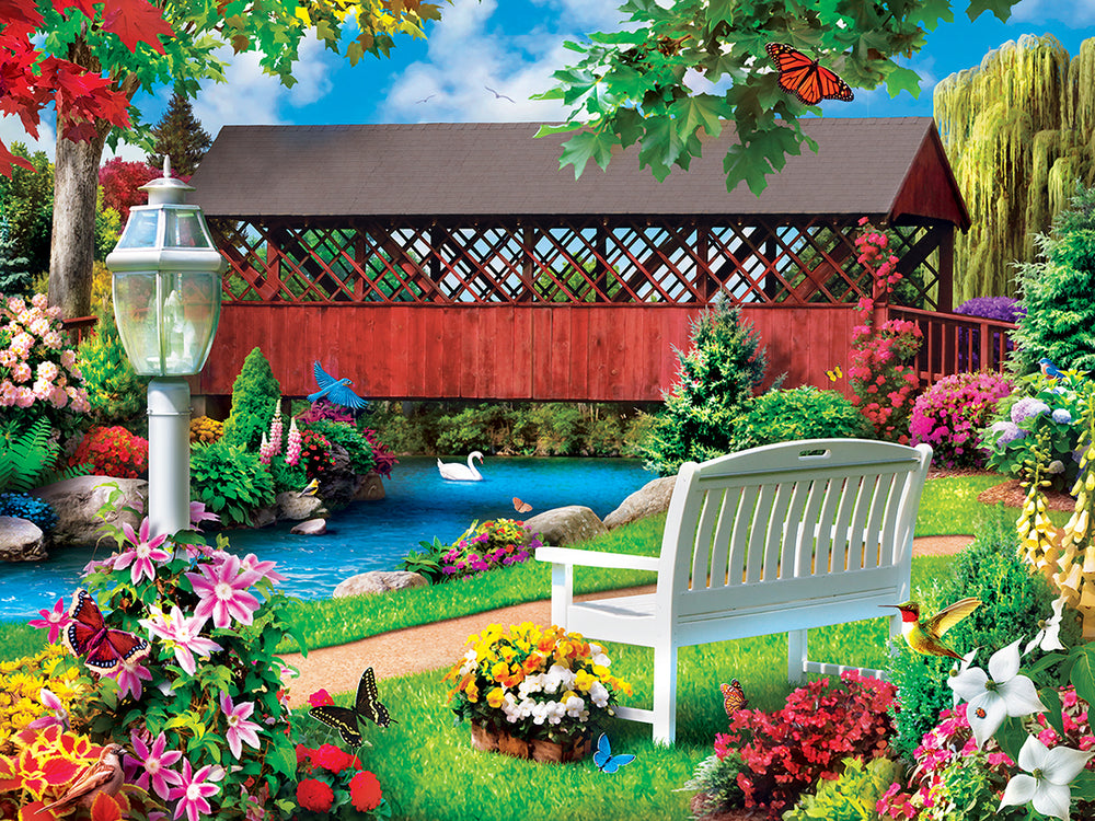 Puzzle Masterpieces:  300 piece EzGrip Memory Lane - Countryside Park