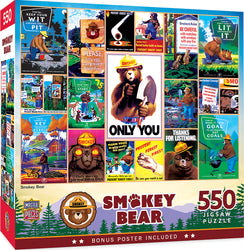 Puzzle Masterpieces:  550 Piece Smokey Bear